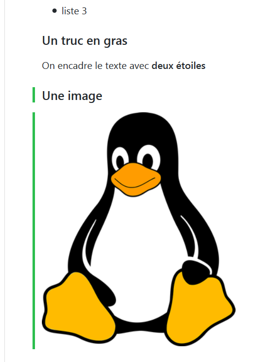 README avec tux